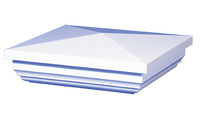 4″ Sq. New England Post Cap - 1039