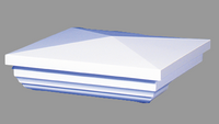 4″ Sq. New England Post Cap - 1039