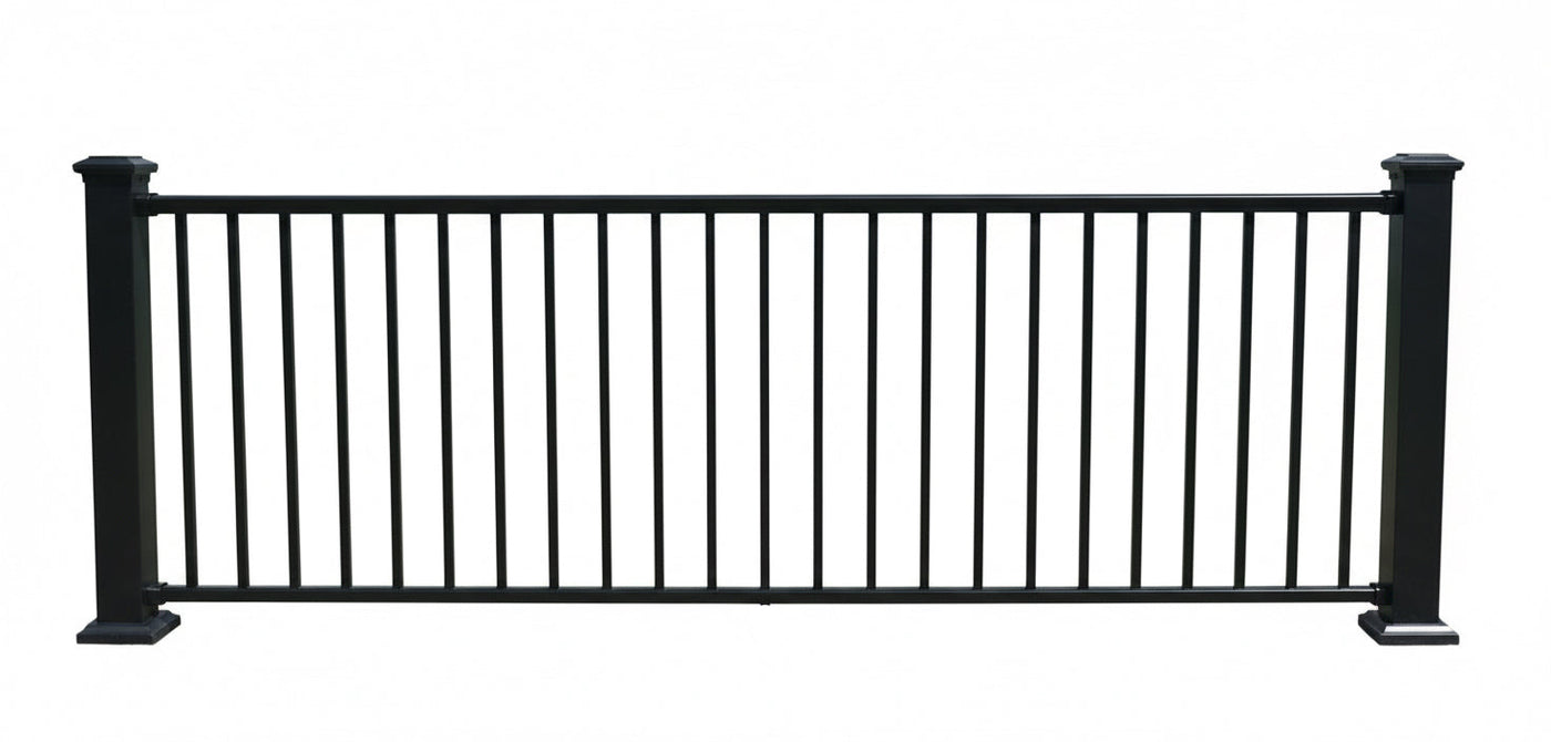 Prestige Aluminum 3' tall 8' wide level rail kit satin black