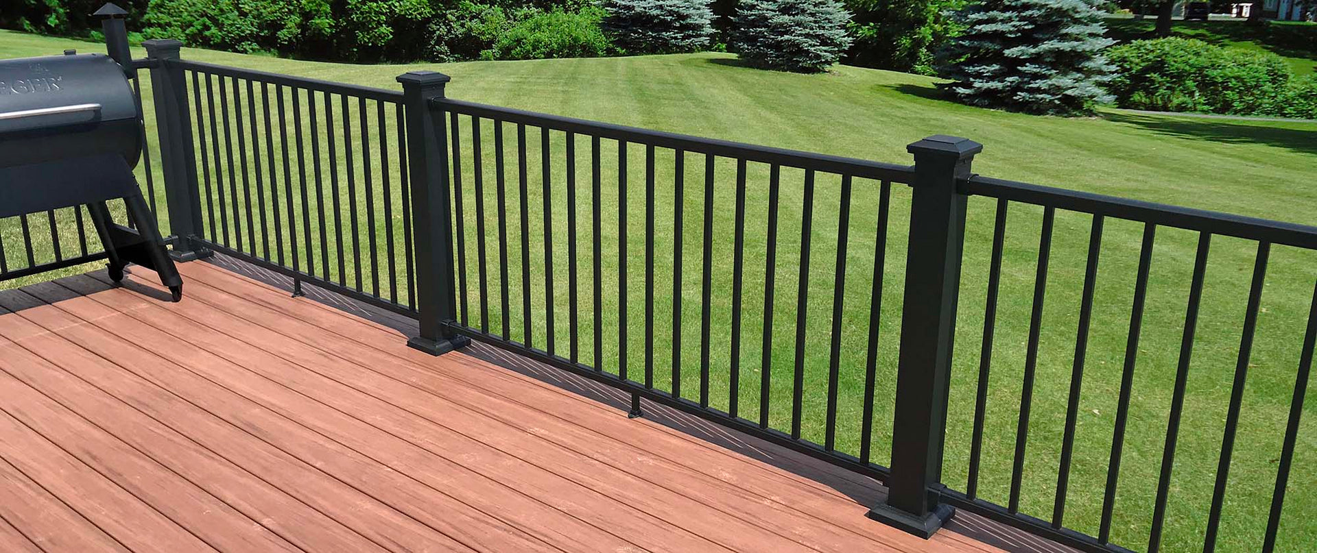 Prestige Aluminum 3' tall 8' wide level rail kit satin black