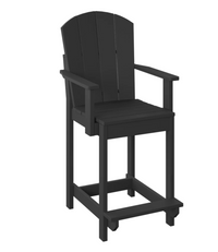P8-C Polybird Fanback Dining Chair-Counter