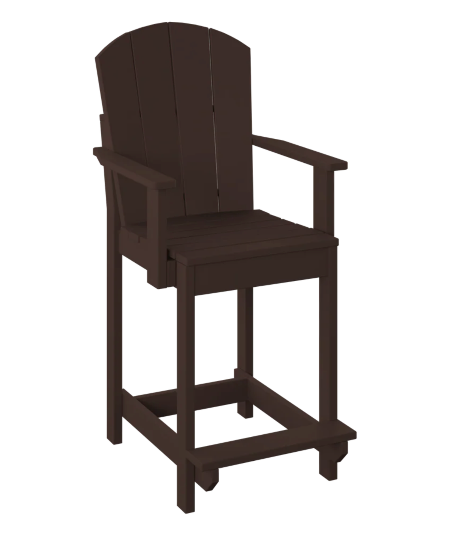 P8-C Polybird Fanback Dining Chair-Counter