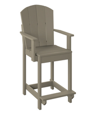P8-C Polybird Fanback Dining Chair-Counter