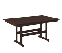 P19-C Polybird 38"x64" Rectangle Table-Counter