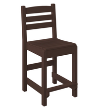 P10-C Polybird Side Chair-Counter
