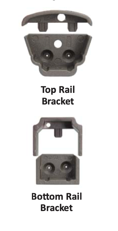 Prestige Level bracket - CUT KIT BLK TXT