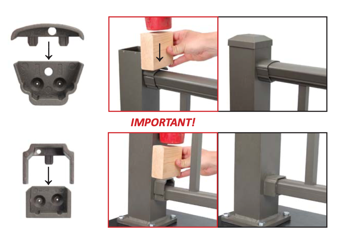 Prestige Level bracket - CUT KIT BLK TXT