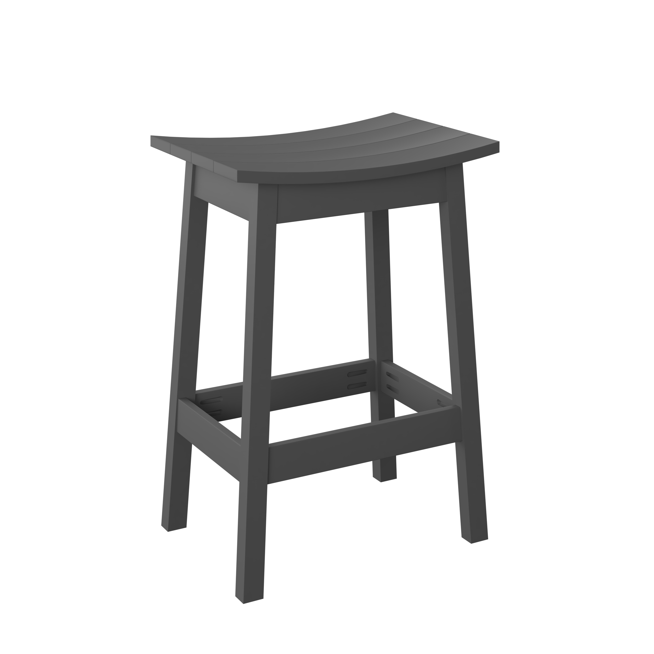 P93-B Polybird Saddle Stool-Bar Ht.