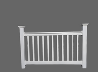 4" Gray Vinyl Post Sleeve (kit 2)