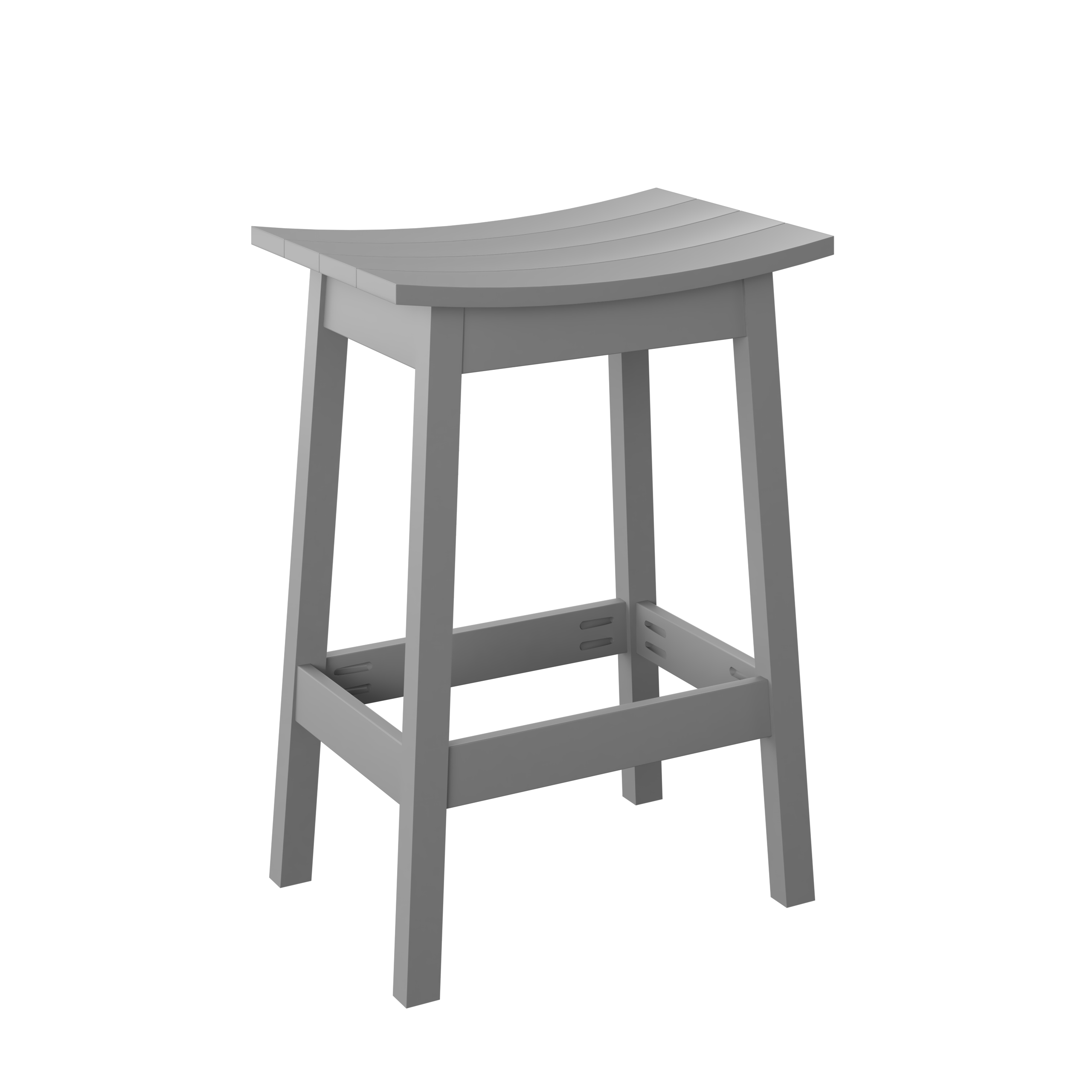 P93-B Polybird Saddle Stool-Bar Ht.