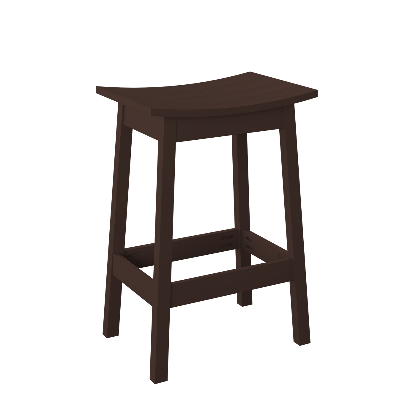 P93-B Polybird Saddle Stool-Bar Ht.