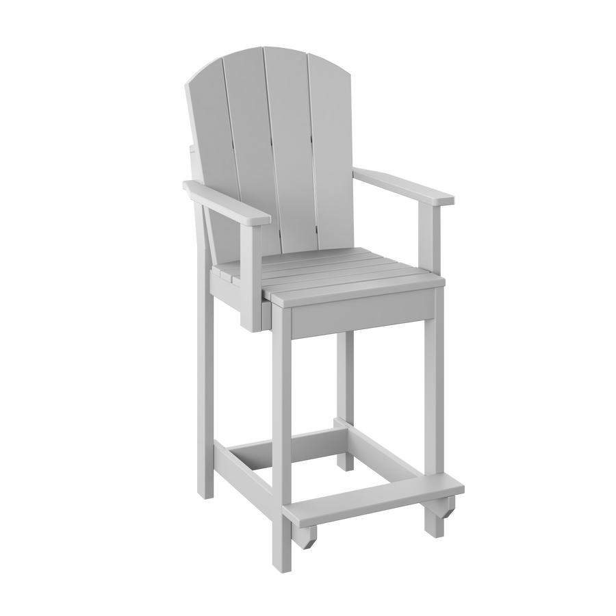 P8-C Polybird Fanback Dining Chair-Counter